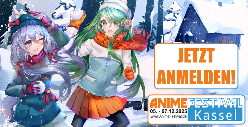 Anmeldungen für das Anime Festival Kassel 2025 online!